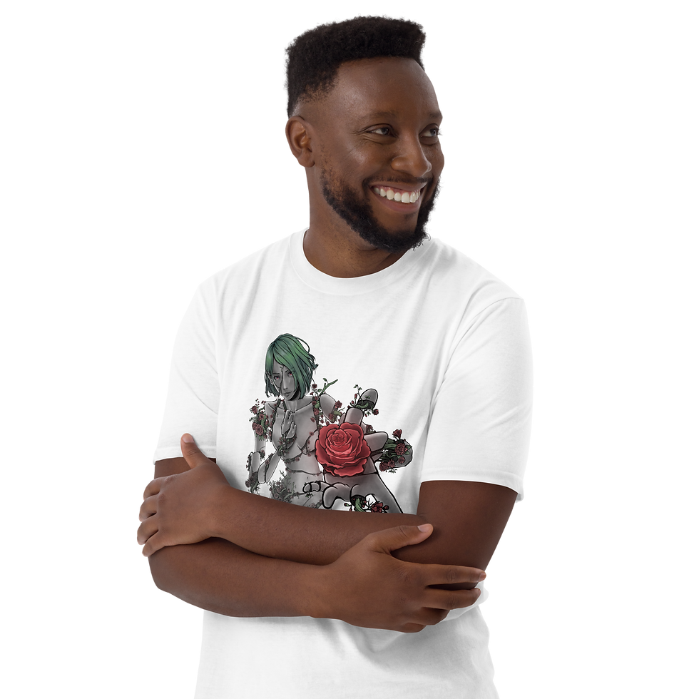 Thumbnail: "Concrete Flowers" Shirt (White)