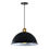 Thumbnail: Matt Black Dome Light Metallic Pendant Light ~5442