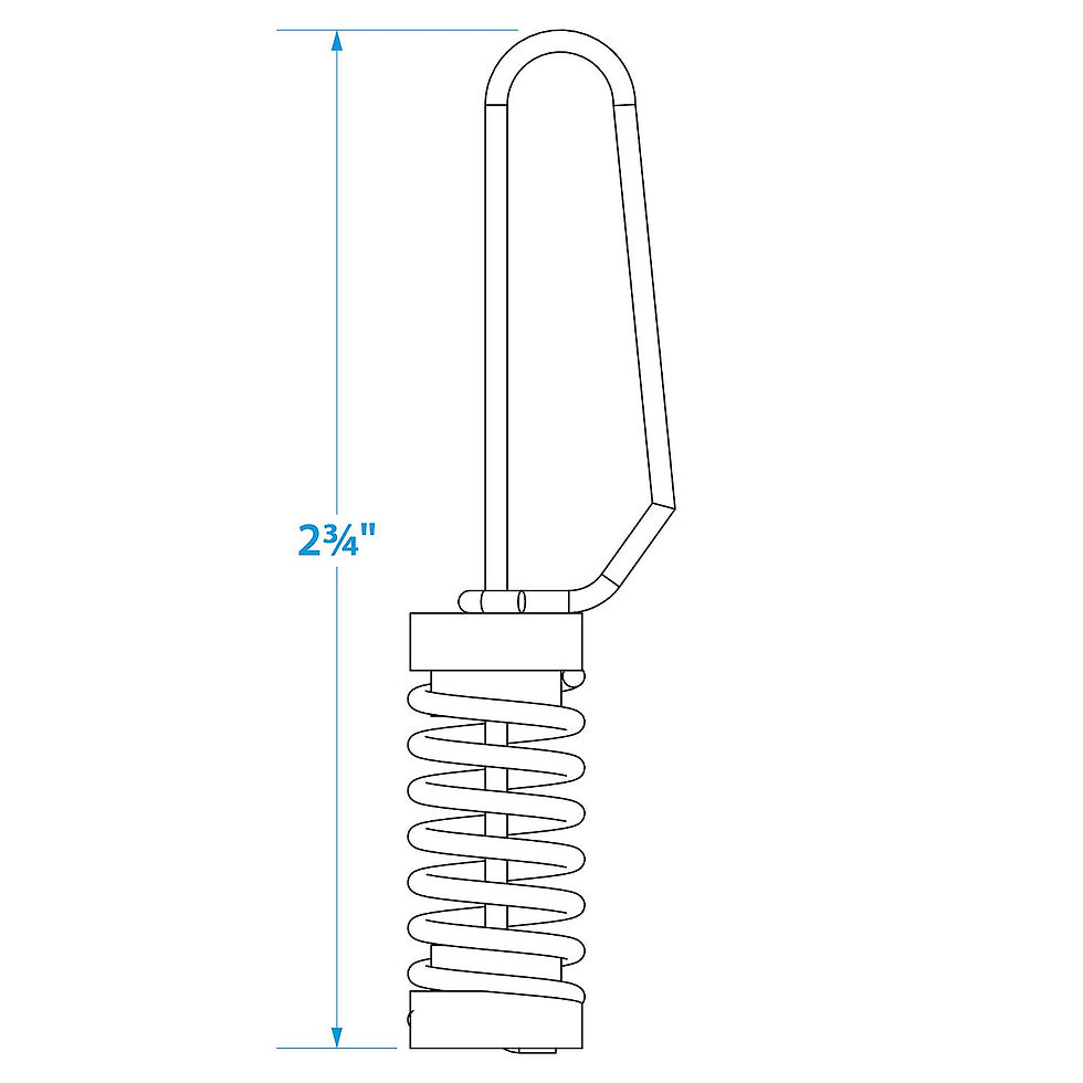 Thumbnail: Seachoice 78351 Stainless Steel Halyard/Lines Flag Clips