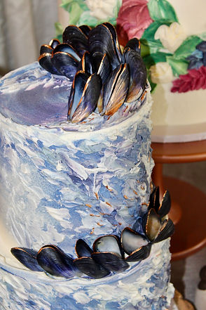 Ocean Wedding Cake Cornwall