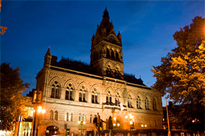Chester Town Hall at Night