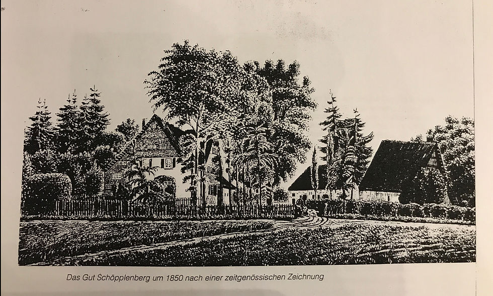 Das "alte" Gutshaus um etwa 1850