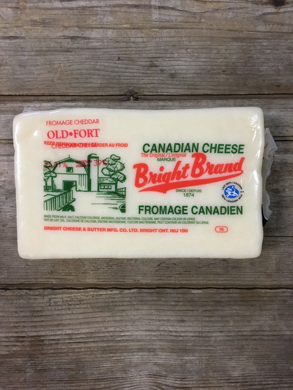 Old White Bright Brand Cheese per lb (estimated price)