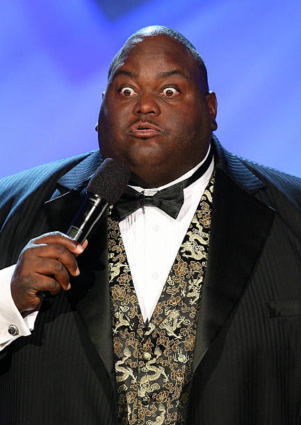 Comedian Lavell Crawford performs on stage at LAFFAPALOOZA! presented by TBS at Caesars Palace in Las Vegas, Nevada.
