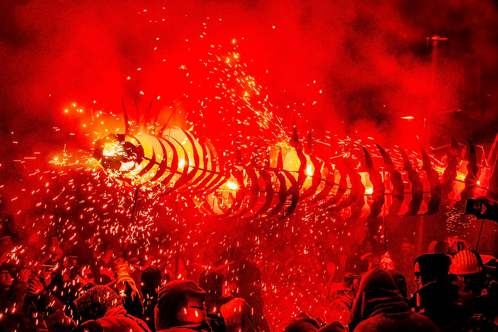 Correfoc fiestas de Levante