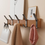 Thumbnail: Key Wall Mount Coat Rack 17"Coat with 5 Removable Double Hooks for Hat Backpack
