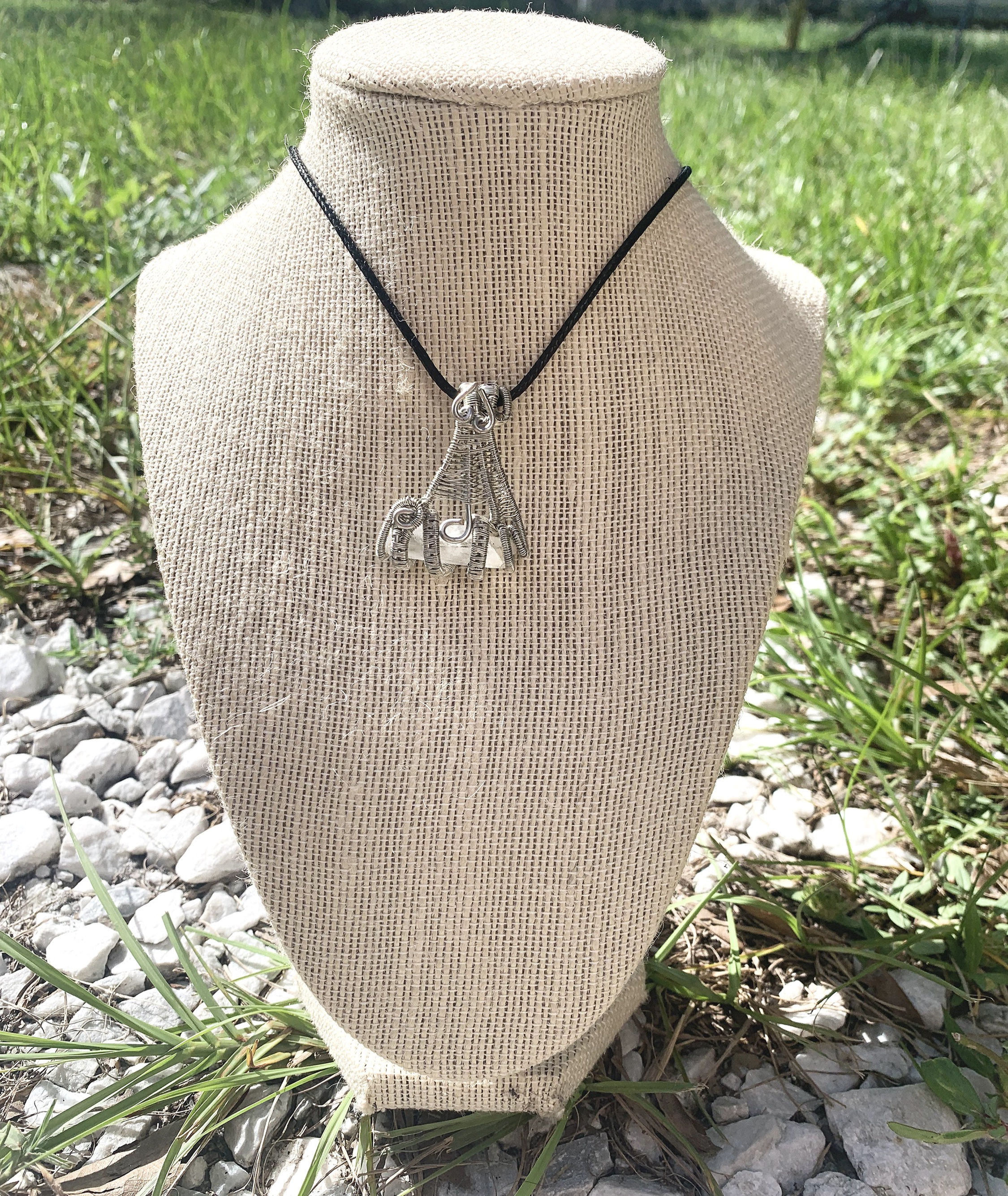 CKU Clear Quartz Pendant