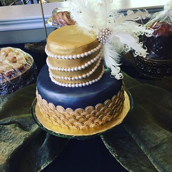 Roaring 20's themed cake #desserts1st #c
