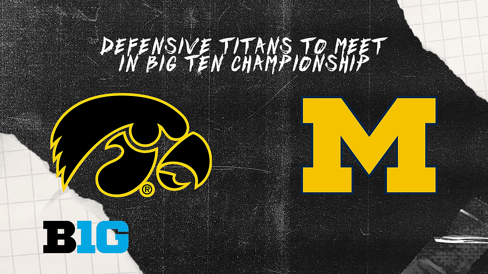 Defensive titans to meet in Big Ten Championship