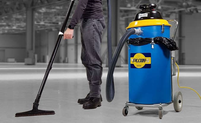 Miniature : 1W12146 Centaur - Aspirateur industriel Falcon 5 HEPA - Sec/humide - 45L -150CFM