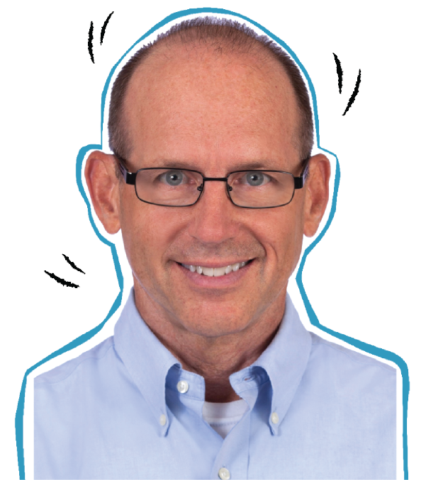 Podcast cover art for 'The Power of Language' featuring L. David Marquet, Best-selling Author & Leadership Consultant, smiling in a blue shirt, set against an orange background.