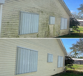 House washing before and after