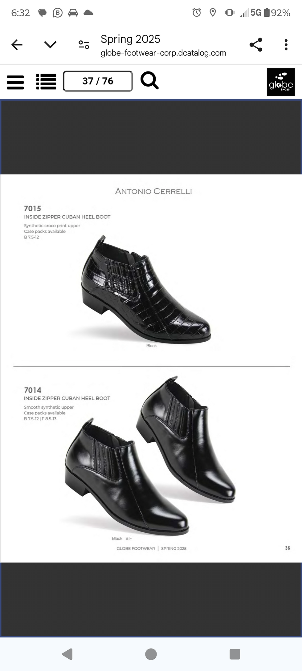 Thumbnail: Men's dress shoes start at 39.95 till159.95