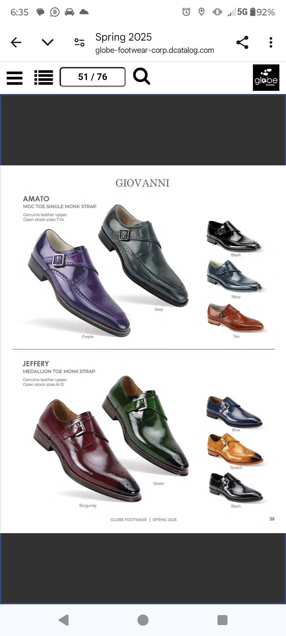 Thumbnail: Men's dress shoes start at 39.95 till159.95