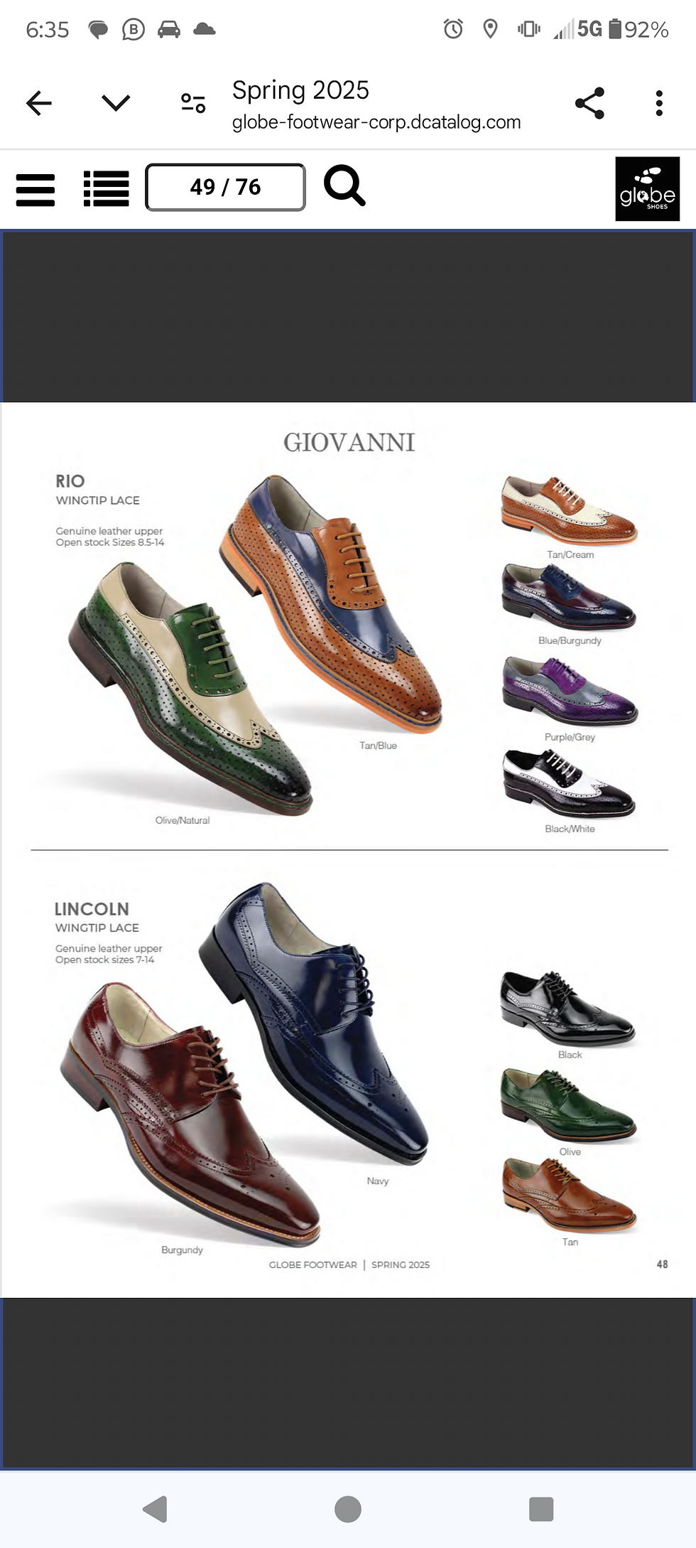 Thumbnail: Men's dress shoes start at 39.95 till159.95