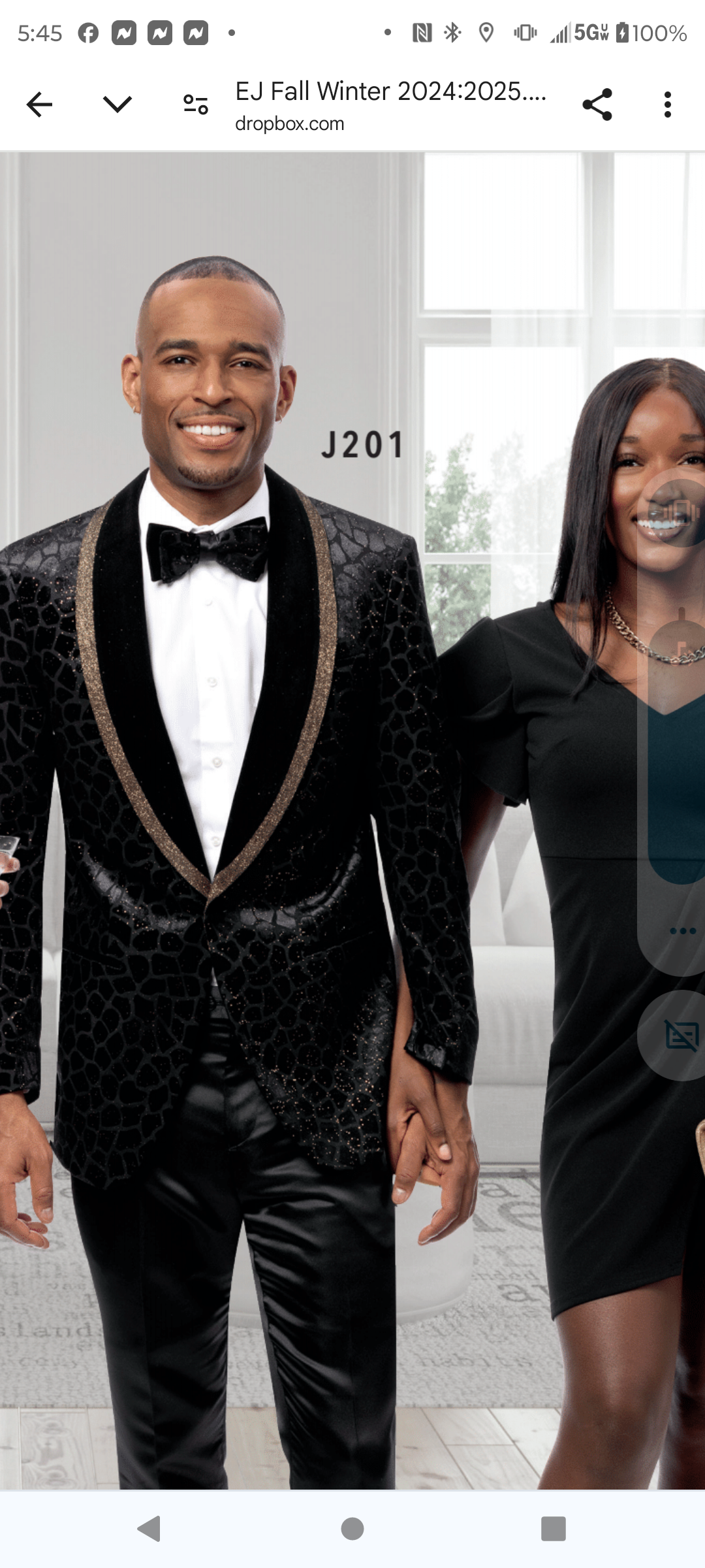 Men's dress suits