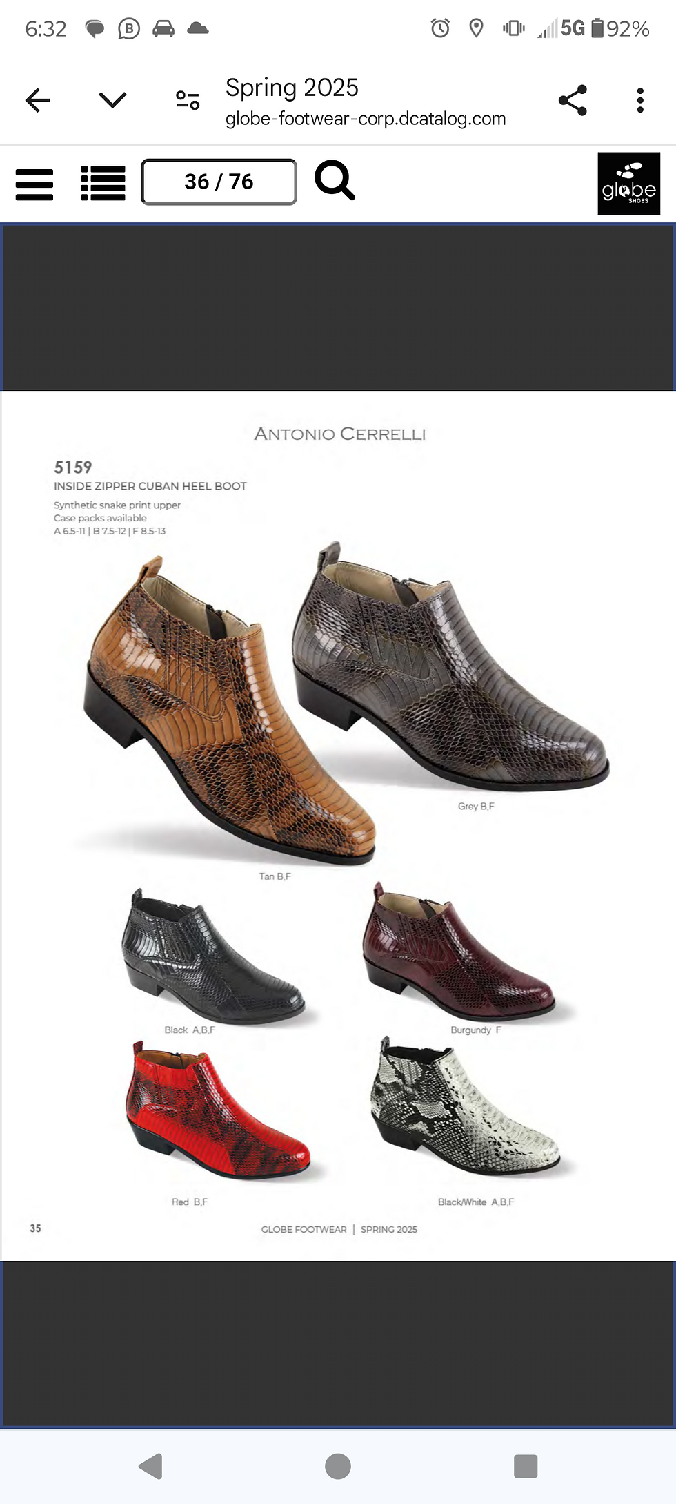 Thumbnail: Men's dress shoes start at 39.95 till159.95