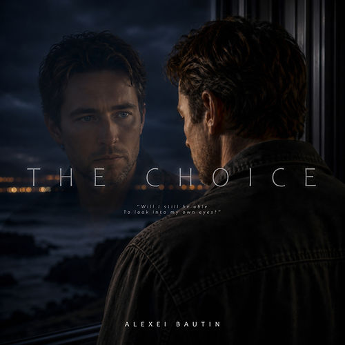 Official cover artwork for “The Choice” by Alexei Bautin, a song about difficult decisions, self-respect, and living with the choices we make.