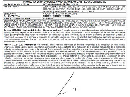 CITACIÓN WEB - CURADURÍA - LEIDY IDROBO - 0039 25 - YANACONAS