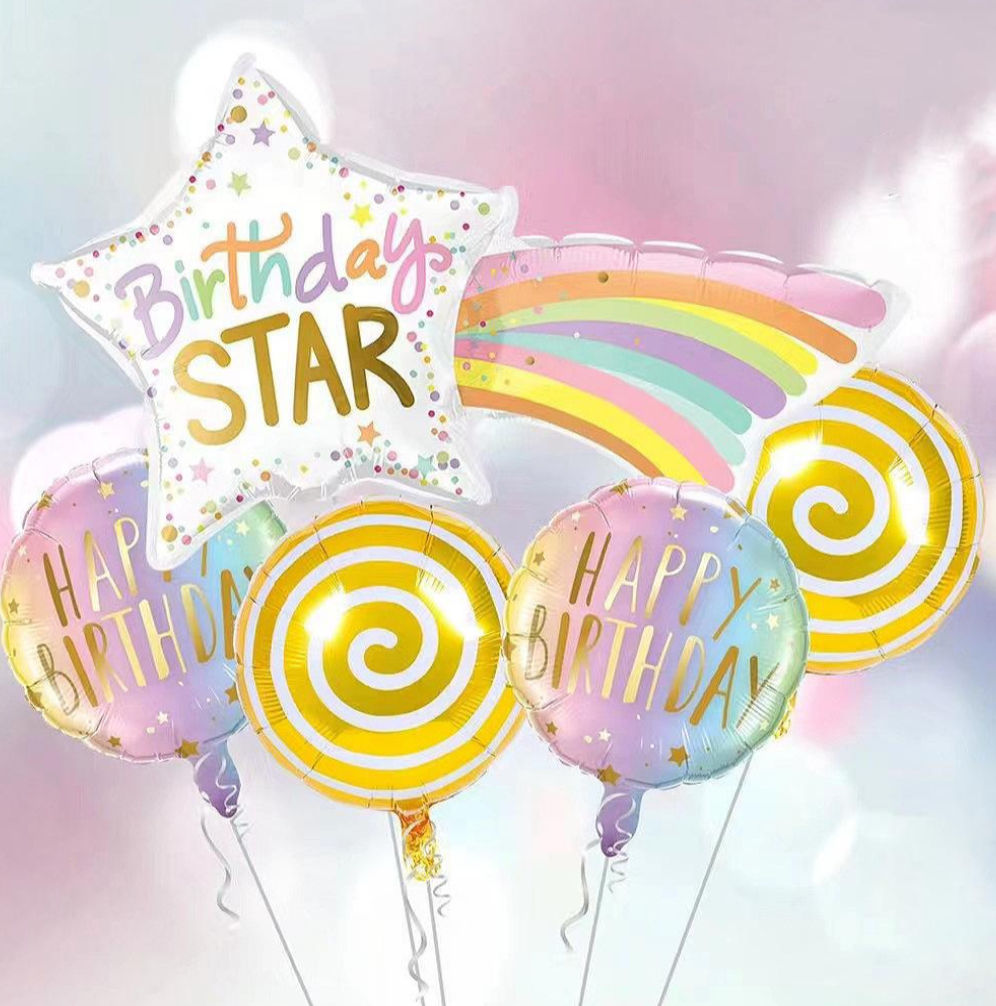 Happy Birthday Pastel Shooting Star Bouquet 