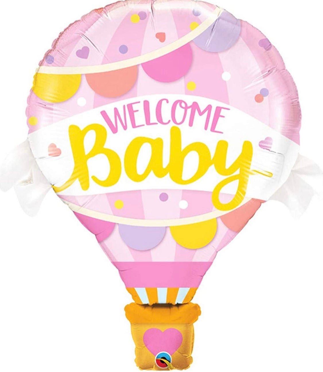 Hot Air Balloon Welcome Home Baby Pink Balloon
