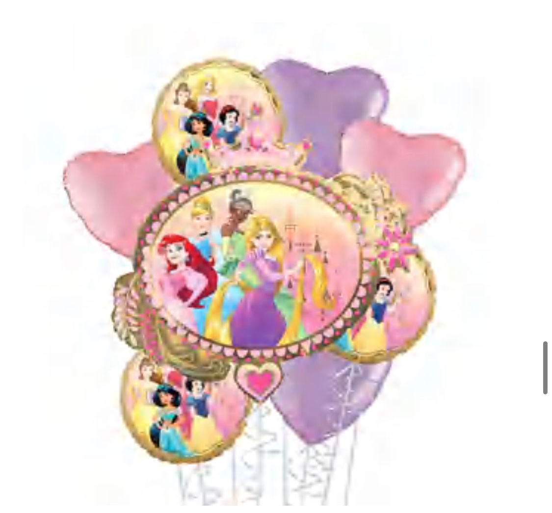 Princess Premium Mylar Bouquet