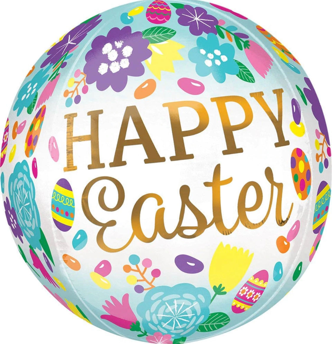 Happy Easter Orbz Balloon