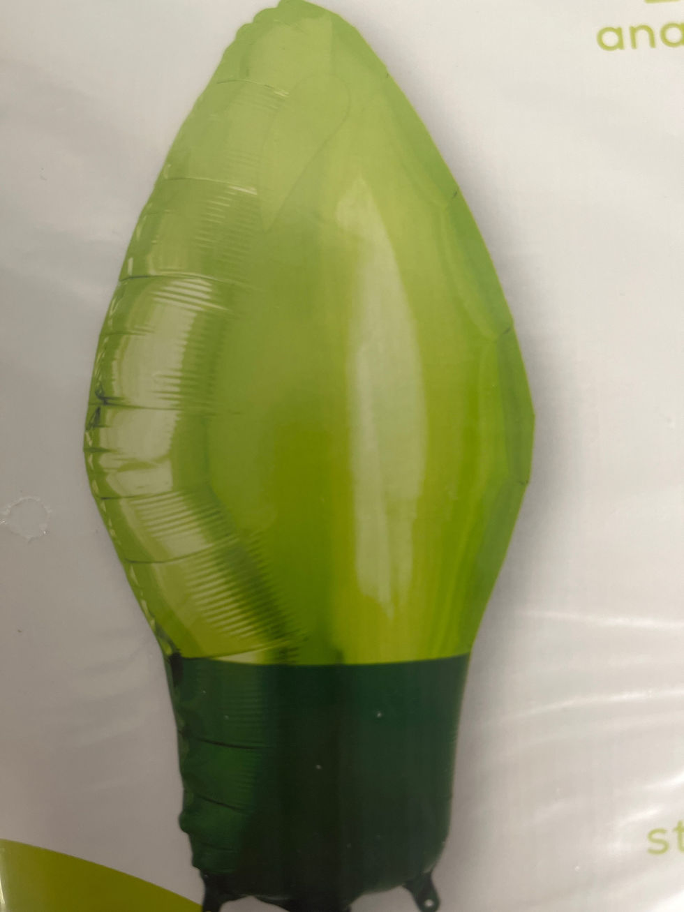 Thumbnail: Christmas Light Bulb Balloon 22”