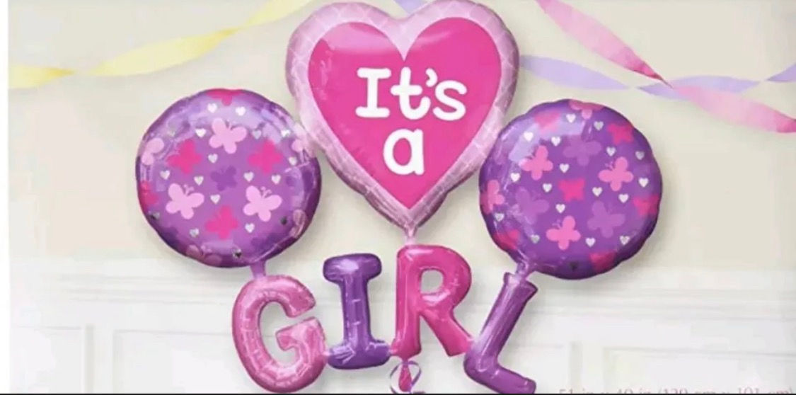 It’s A Girl Mylar Balloon