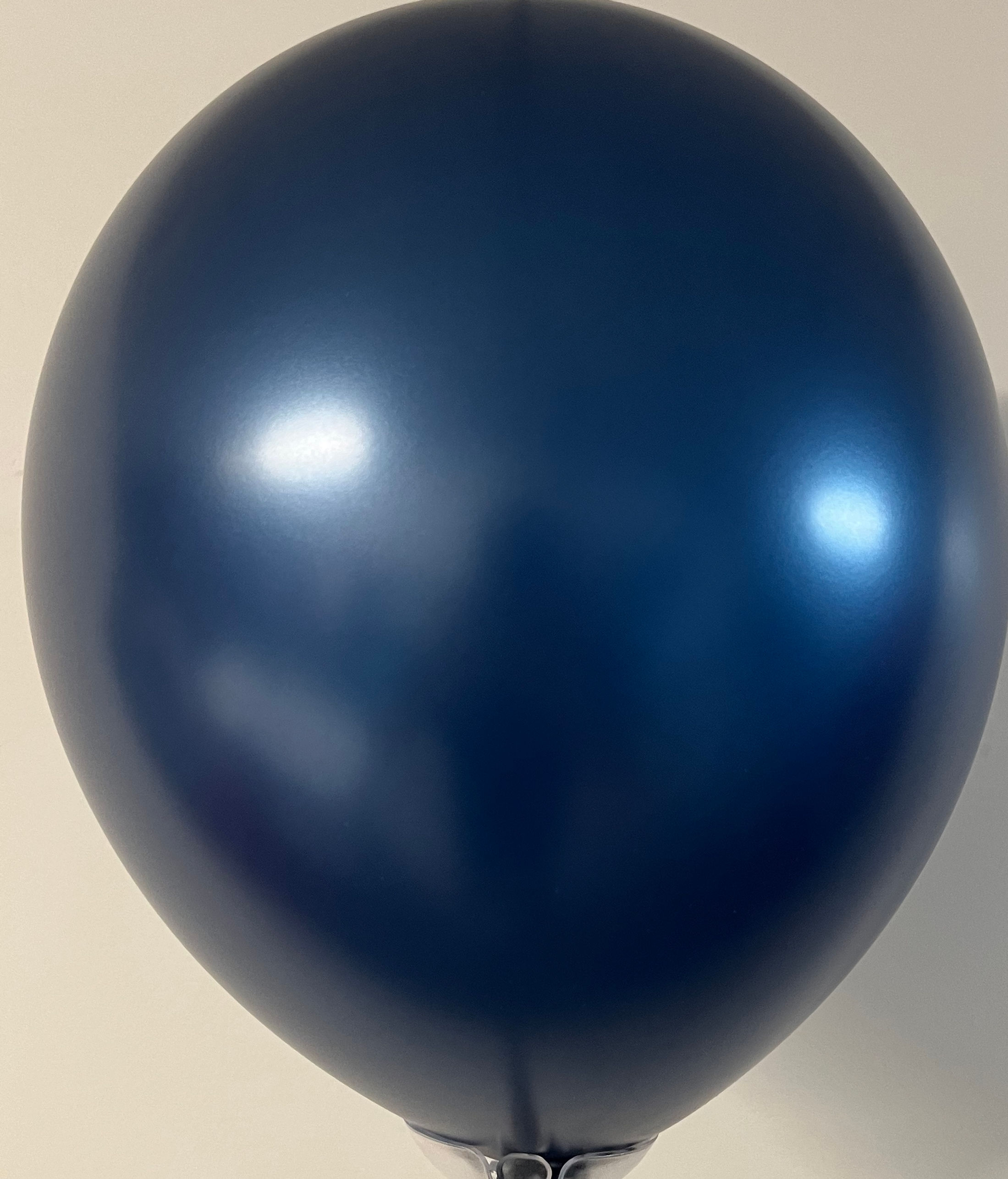 12” Pearl Navy Latex Balloon 