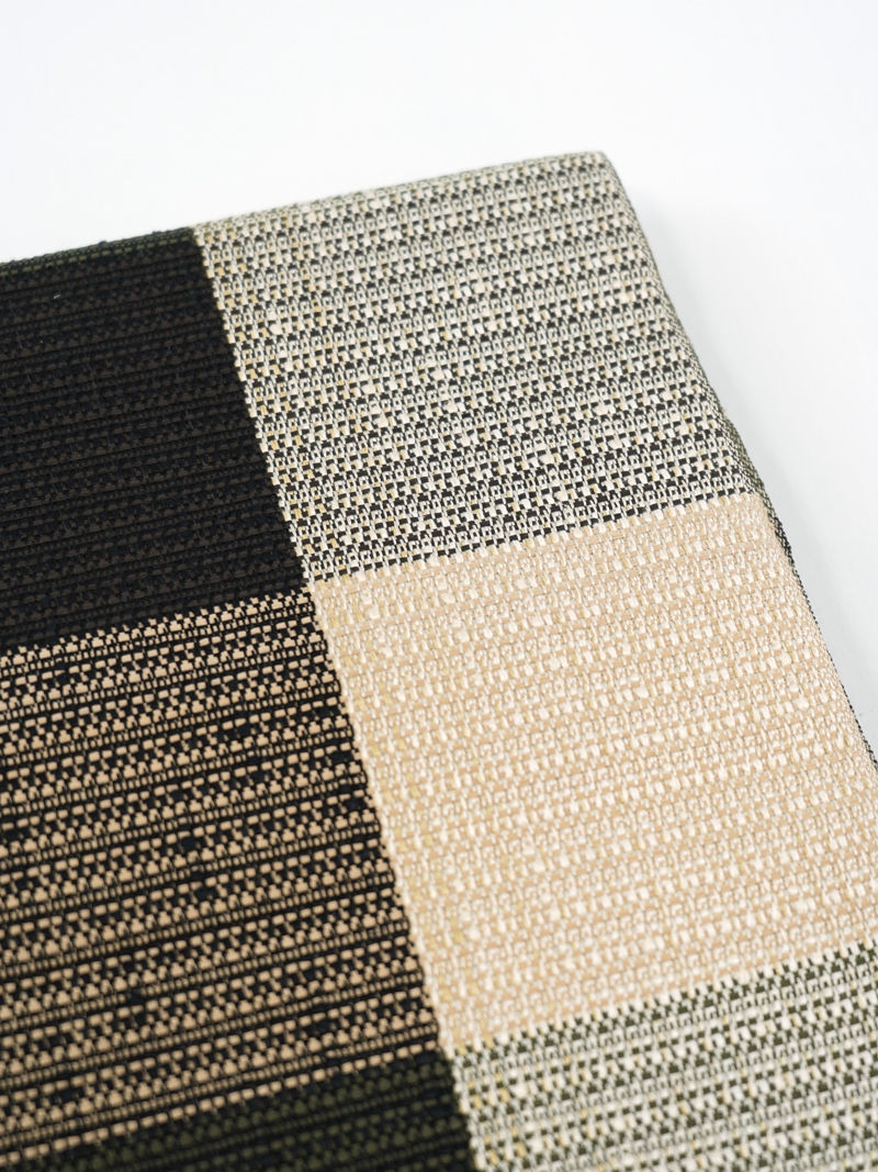 サムネイル： 絹紙布 変わり織 八寸名古屋帯