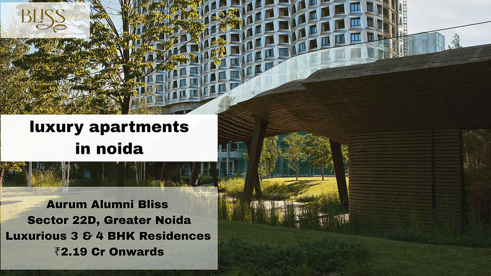 luxury apartments in noida