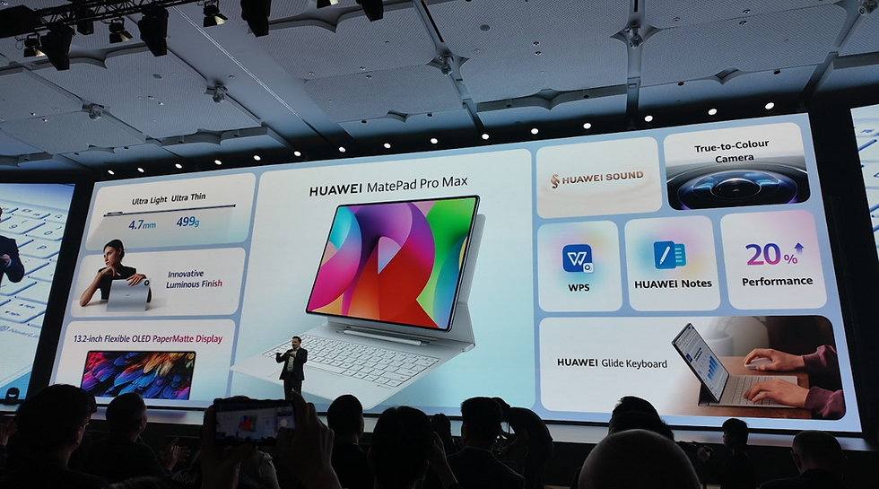 Potencia y productividad definen la nueva Huawei MatePad Pro Max