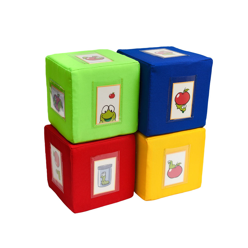 Dado Vocabulario ingles+ set de tarjetas