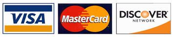 Visa Mastercard Discover logo