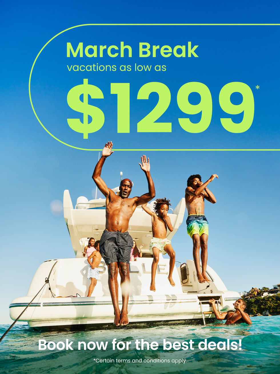 Promo name:
March Break Vacations