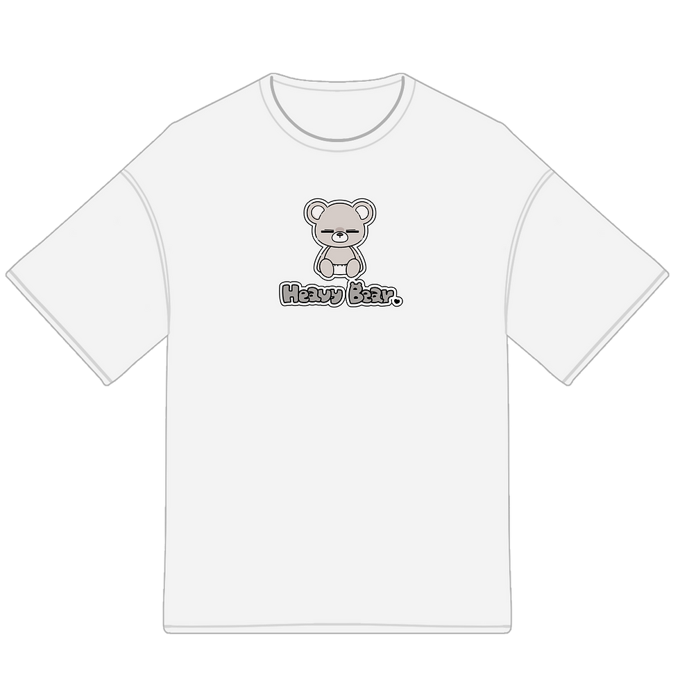 サムネイル： へびべあオーバーサイズTシャツ／全7種
