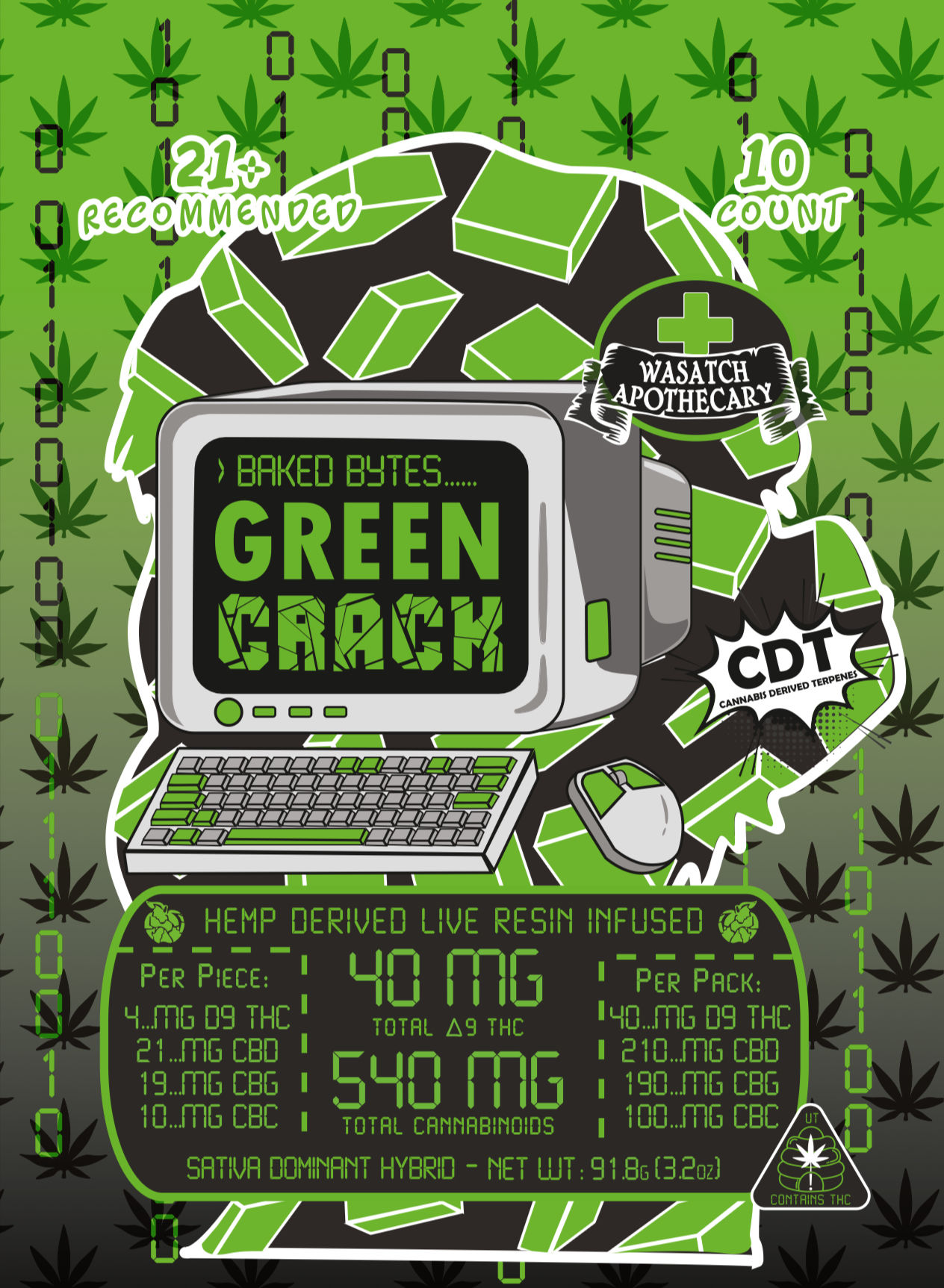 Green Crack (10ct) - Baked Bytes