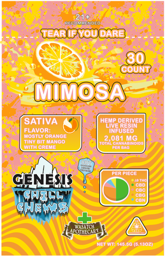 Mimosa (30ct) - Chill Chews | The Wasatch Apothecary LLC