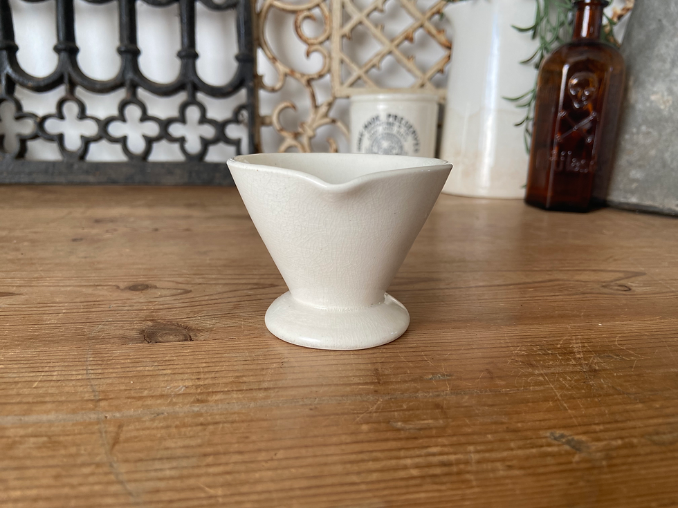 Thumbnail: Conical white ironstone measure - 4 tablespoons