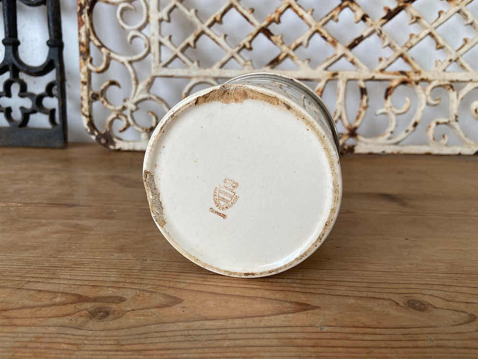 Thumbnail: German ironstone Tee jar - Waechtersbach