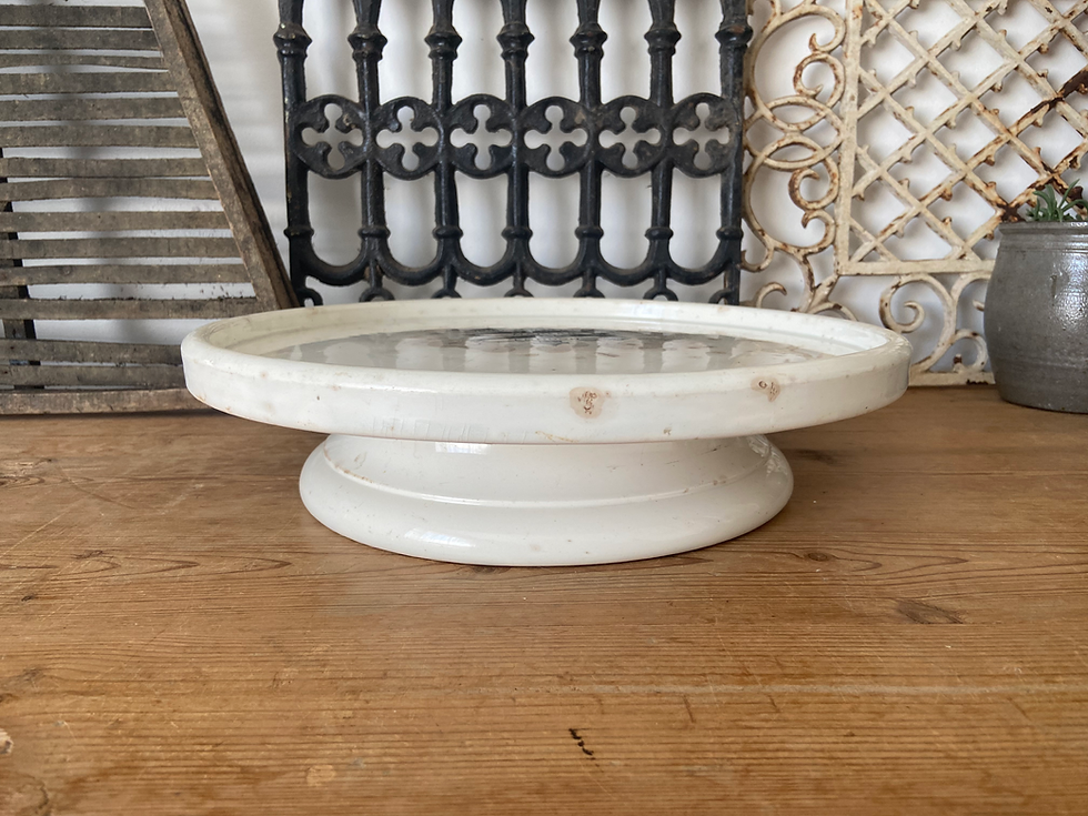 Thumbnail: Antique ironstone footed plinth - John A. Gilbert London - Wedgwood