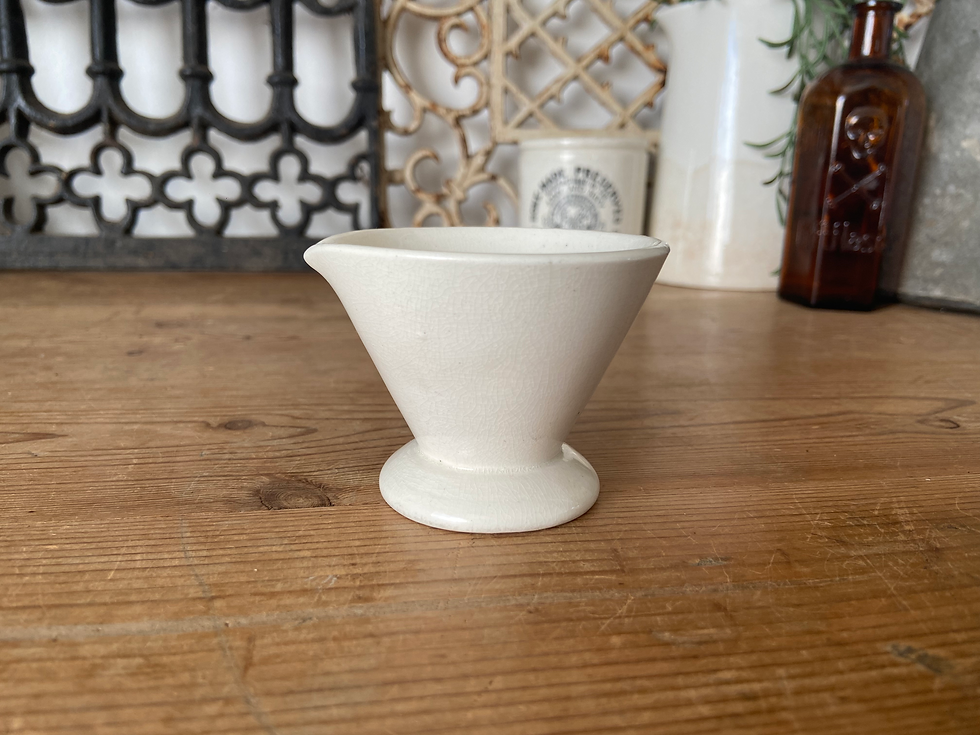 Thumbnail: Conical white ironstone measure - 4 tablespoons
