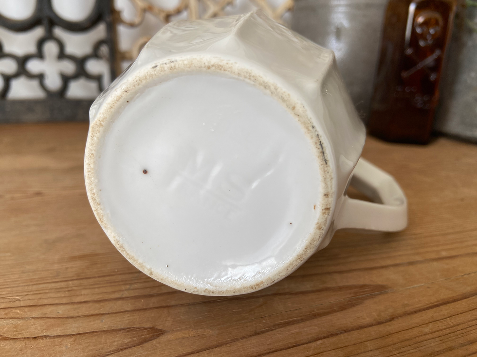 Thumbnail: Vintage French porcelain creamer jug