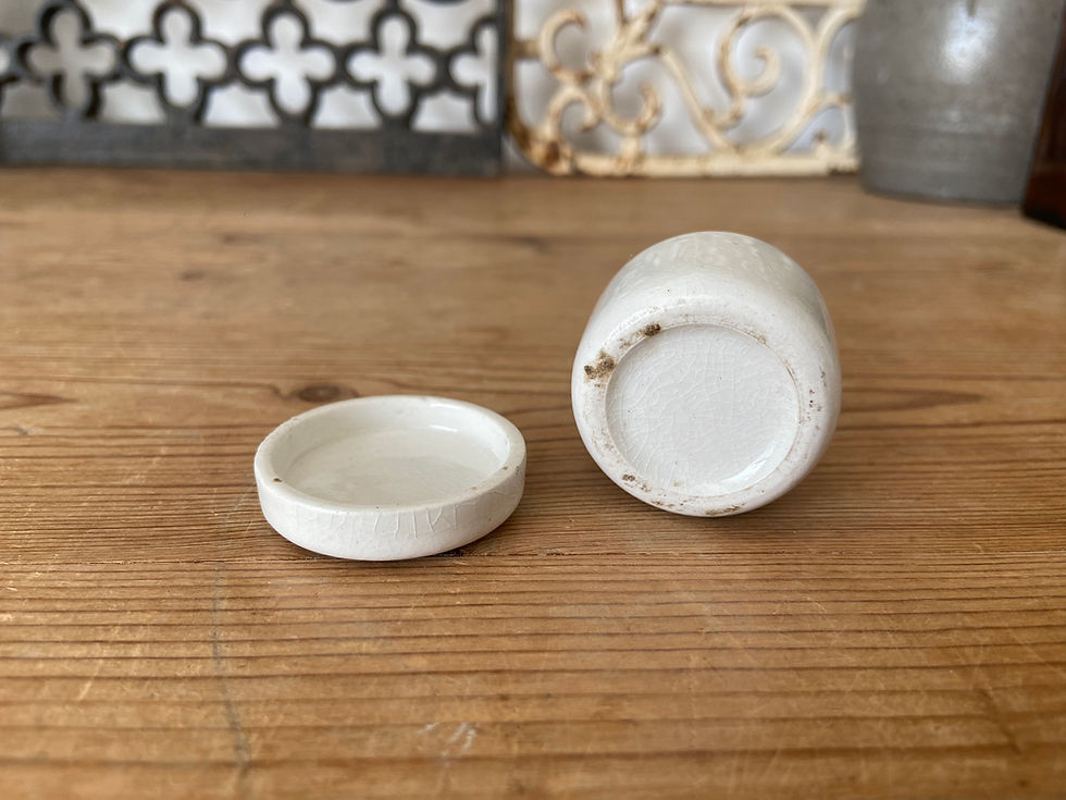 Thumbnail: Antique ironstone Stellon pot - Small version 