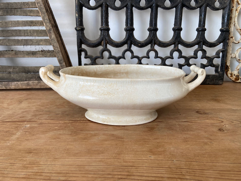 Thumbnail: Mini stained ironstone tureen