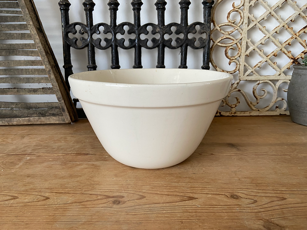 Thumbnail: XL Fortnum & Mason’s vintage white ironstone pudding bowl