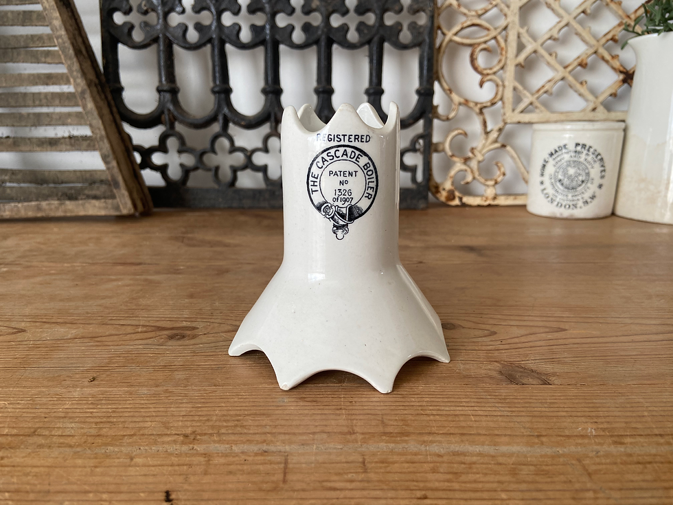 Antique ironstone cascade milk boiler