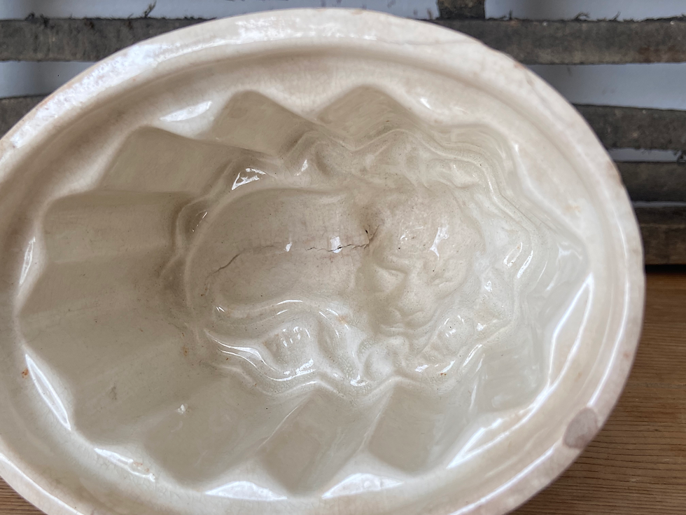Thumbnail: Victorian ironstone Lion jelly mould