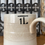 Thumbnail: Stained ironstone 1L measuring jug - banded pitcher